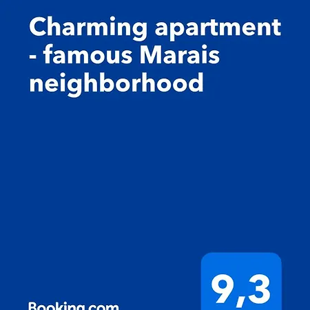 Appartement Charming - Famous Marais Neighborhood Parijs
